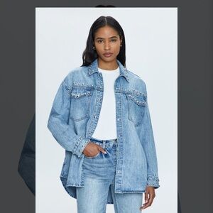 Pistola studded jean jacket